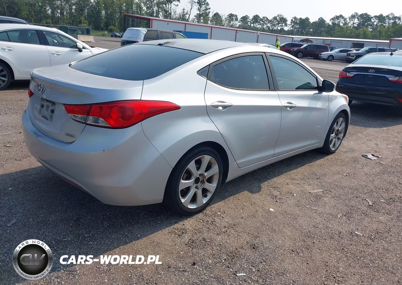 2013 Hyundai Elantra Limited VIN:5NPDH4AE1DH203984 - 4