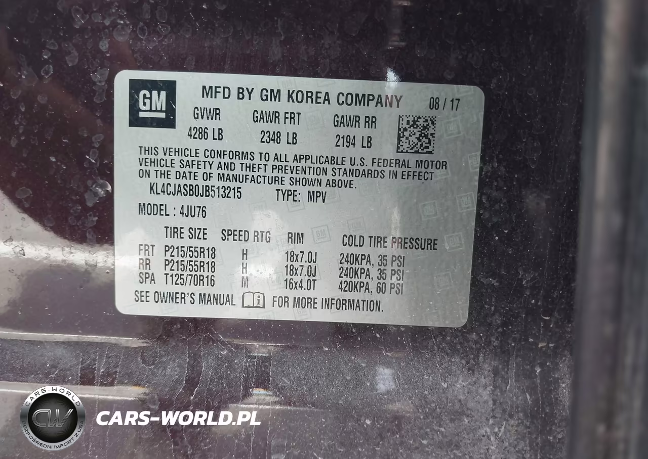 2018 Buick Encore Preferred VIN:KL4CJASB0JB513215 - 9