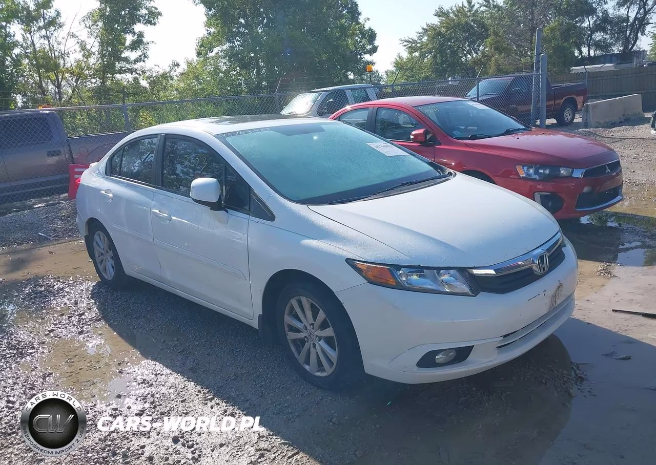 2012 Honda Civic Ex-L VIN:19XFB2F99CE030373 - 1