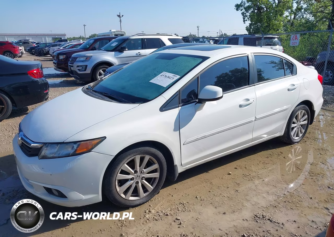2012 Honda Civic Ex-L VIN:19XFB2F99CE030373 - 2