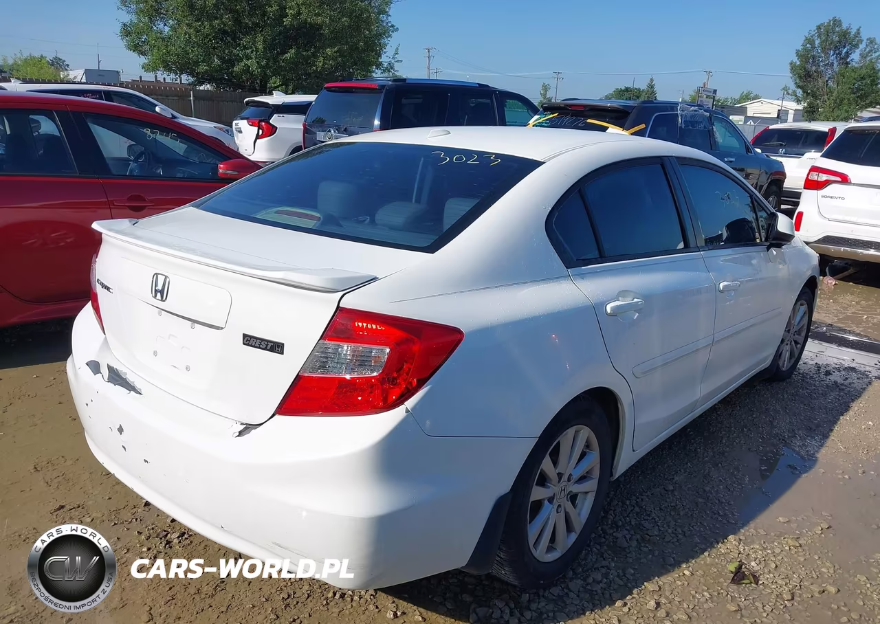 2012 Honda Civic Ex-L VIN:19XFB2F99CE030373 - 4