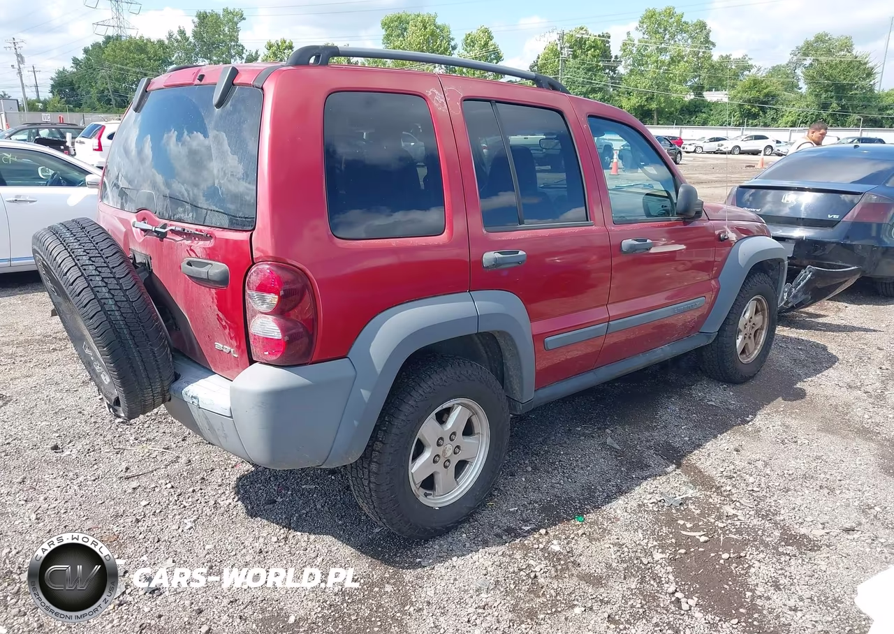 2005 Jeep Liberty Sport VIN:1J4GL48K85W644587 - 4