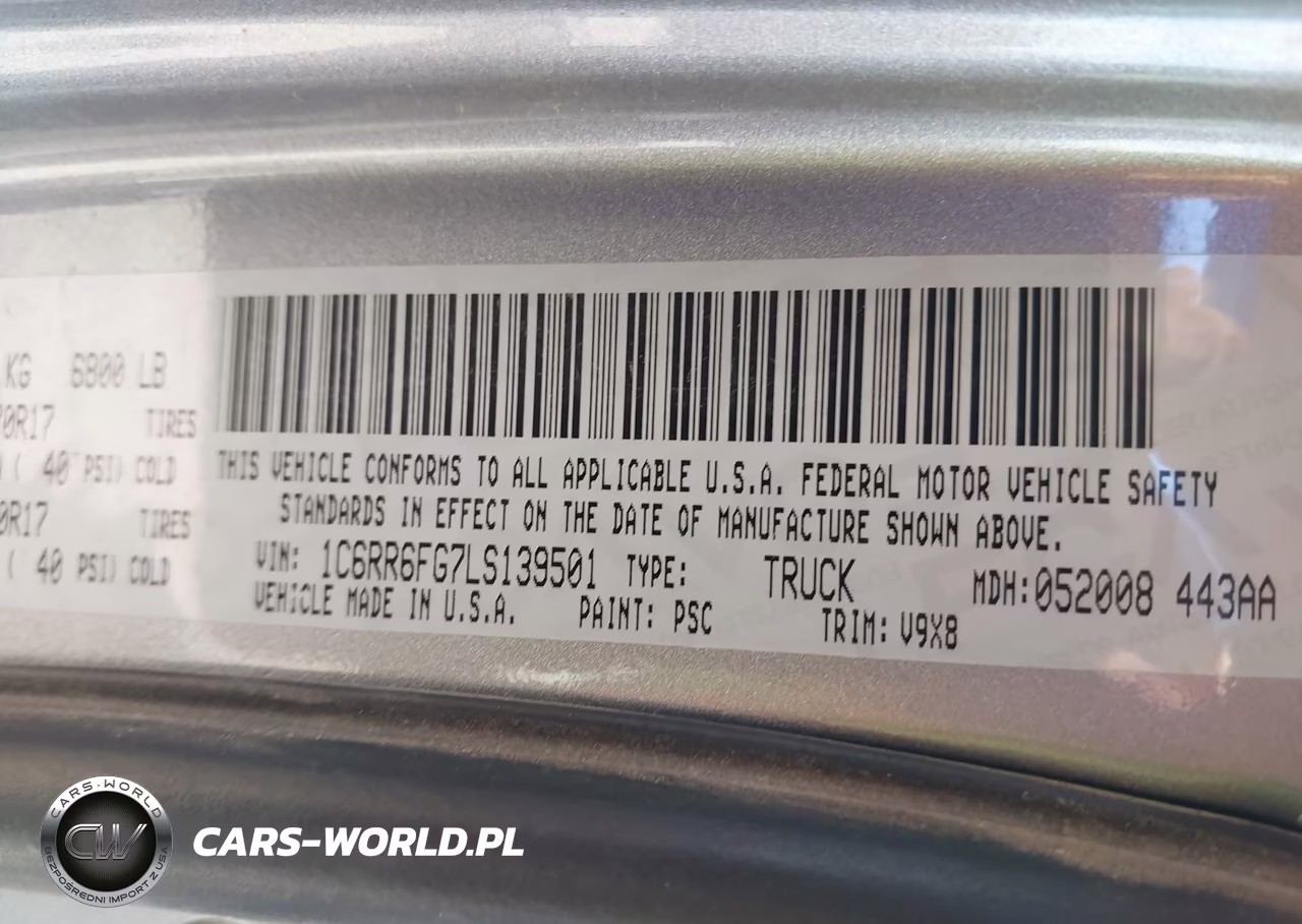 2020 Ram 1500 Classic Tradesman 4X2 6'4 Box VIN:1C6RR6FG7LS139501 - 9
