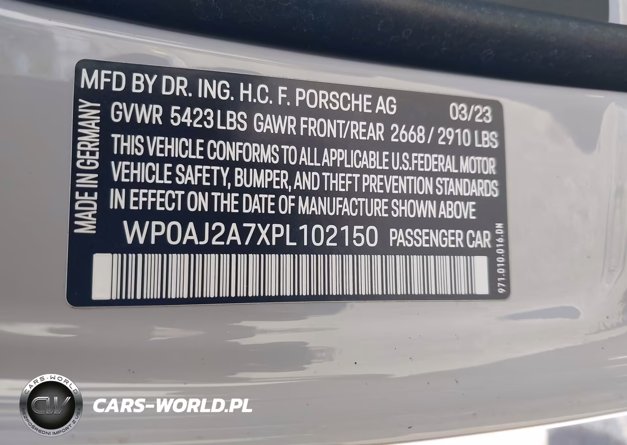 2023 Porsche Panamera 4-4 Platinum Edition-Platinum Edition VIN:WP0AJ2A7XPL102150 - 9