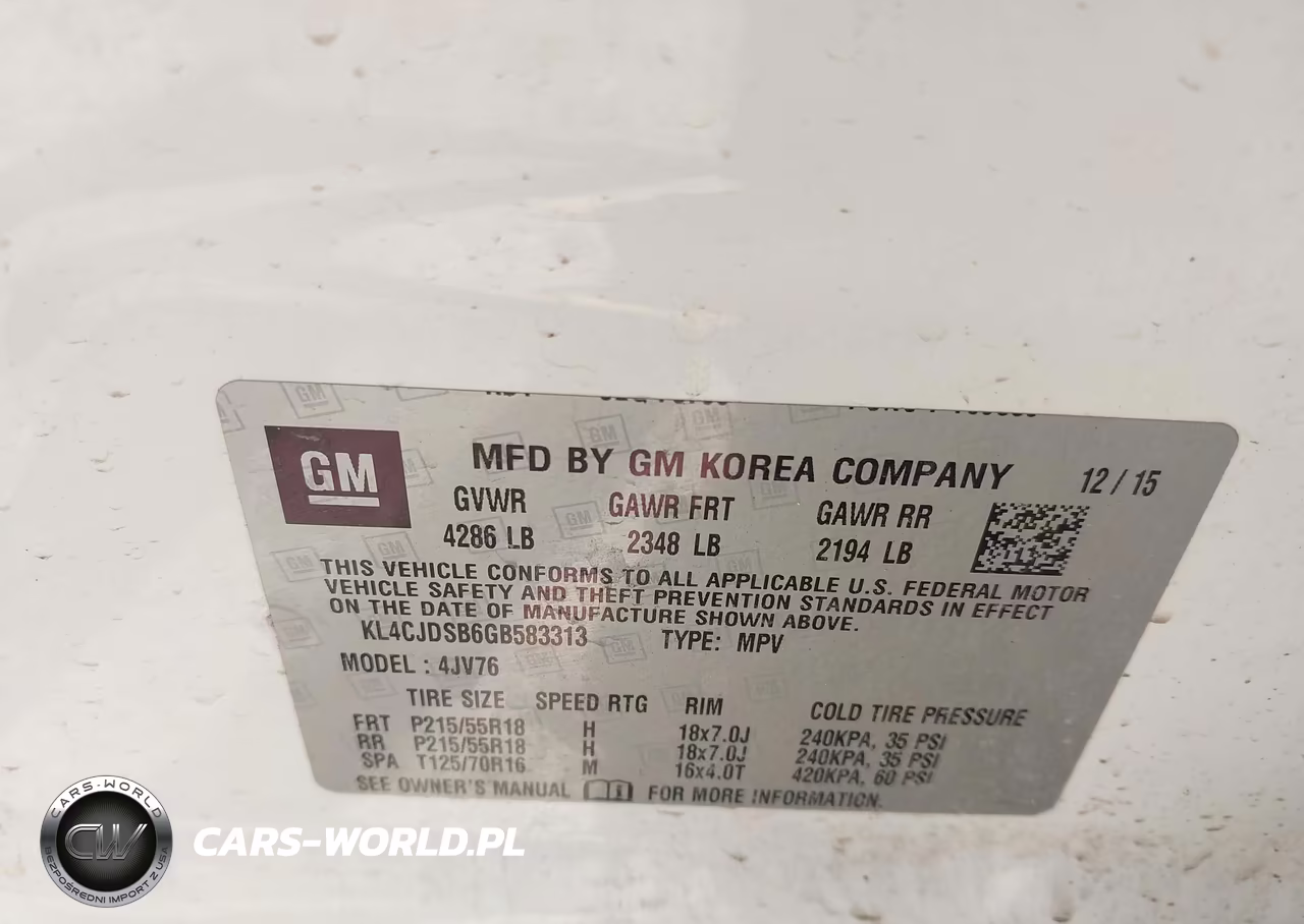 2016 Buick Encore Premium VIN:KL4CJDSB6GB583313 - 9
