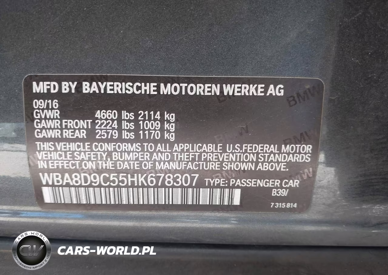 2017 BMW 330I xDrive VIN:WBA8D9C55HK678307 - 9