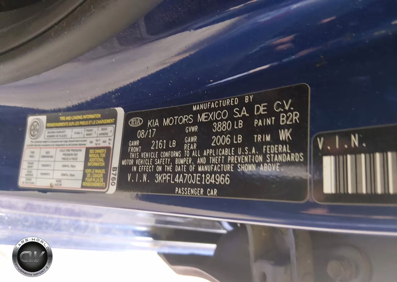 2018 Kia Forte Lx VIN:3KPFL4A70JE184966 - 9