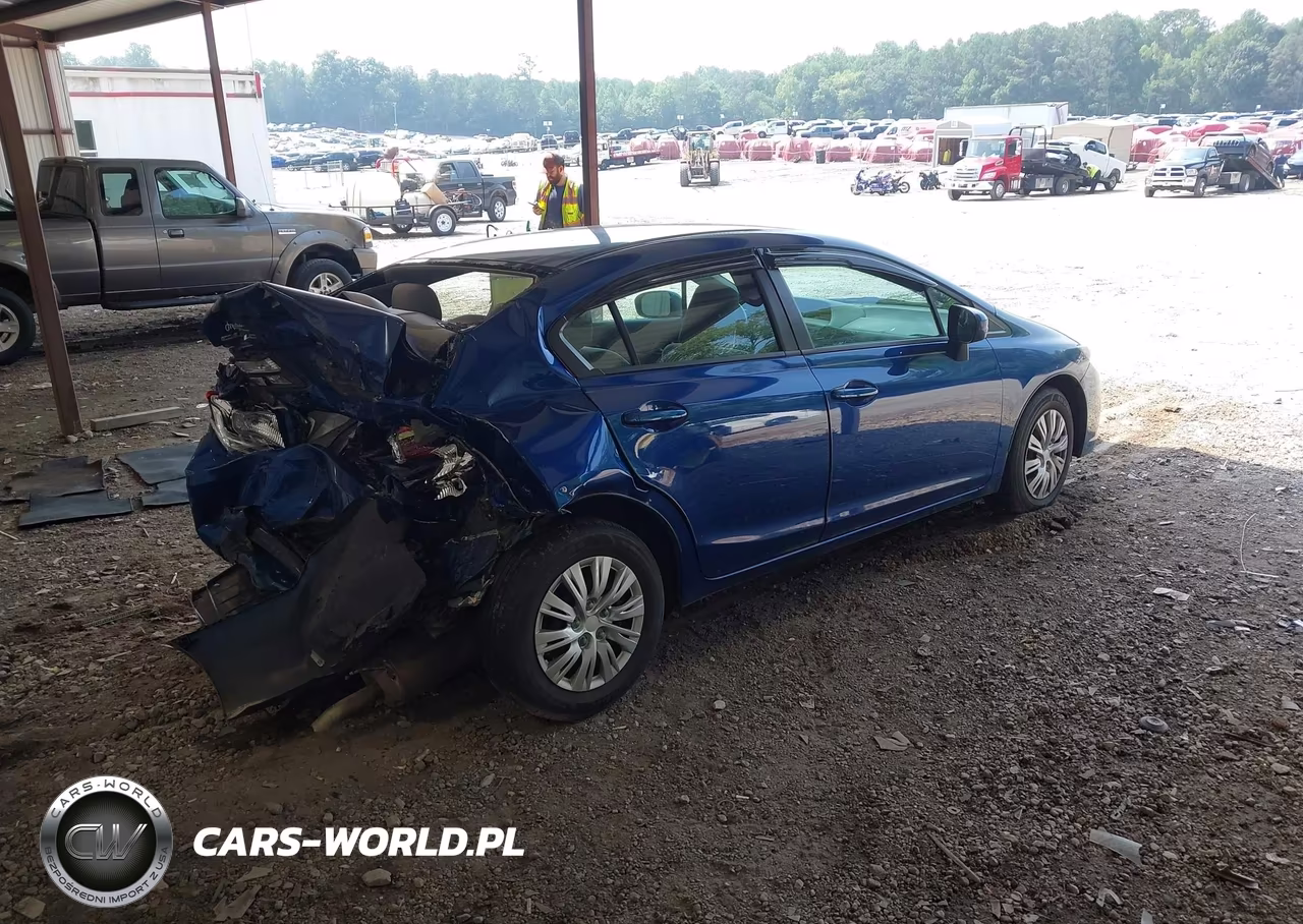 2014 Honda Civic Lx VIN:19XFB2F56EE008346 - 4