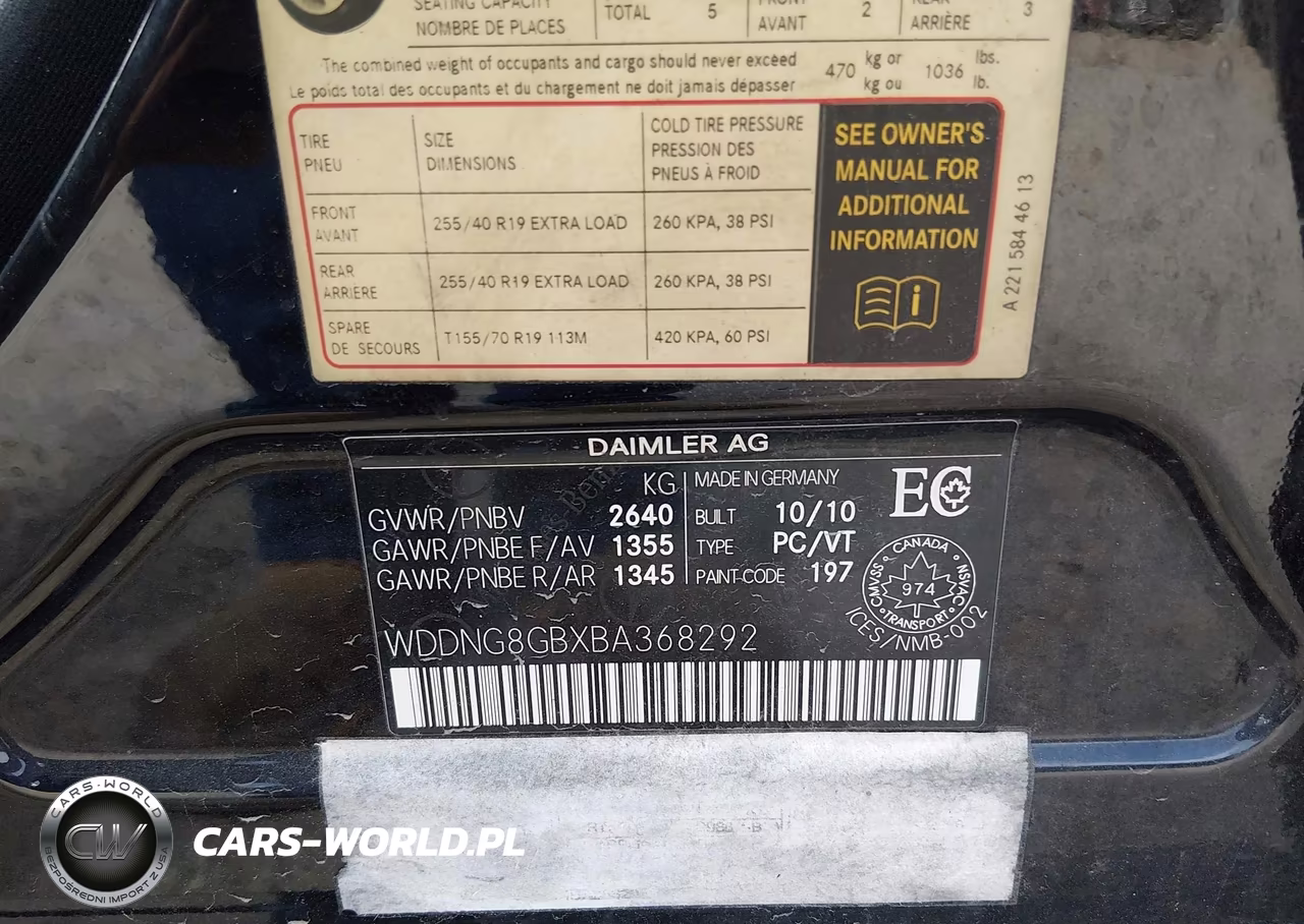 2011 Mercedes-Benz S 550 4Matic VIN:WDDNG8GBXBA368292 - 9