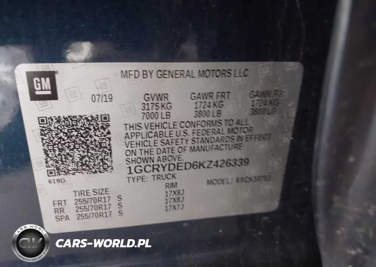2019 Chevrolet Silverado 1500 Lt VIN:1GCRYDED6KZ426339 - 9