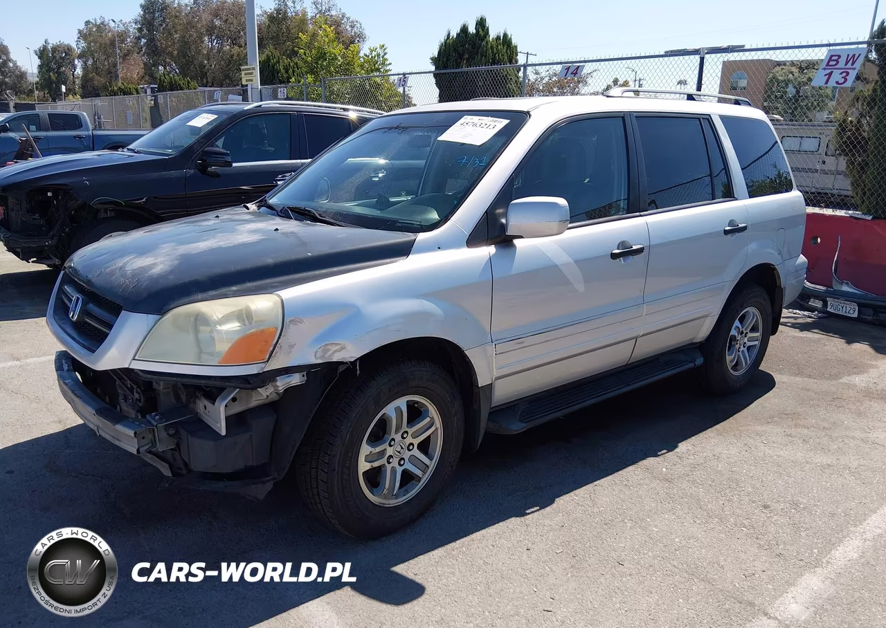 2005 Honda Pilot Ex-L VIN:2HKYF187X5H524534 - 2