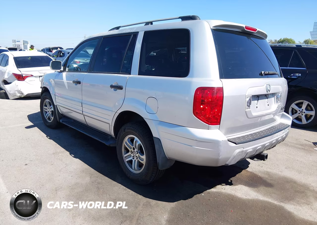 2005 Honda Pilot Ex-L VIN:2HKYF187X5H524534 - 3