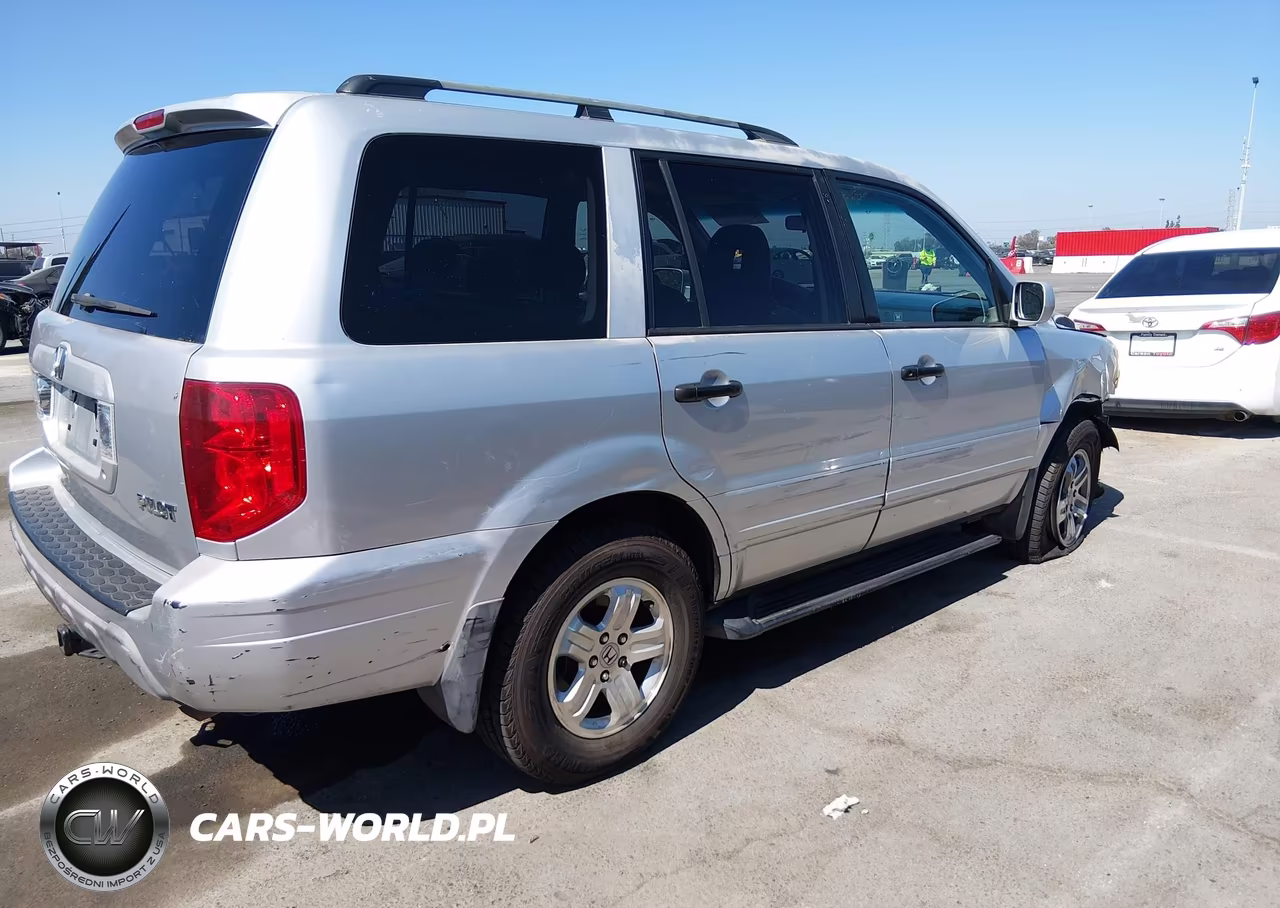 2005 Honda Pilot Ex-L VIN:2HKYF187X5H524534 - 4