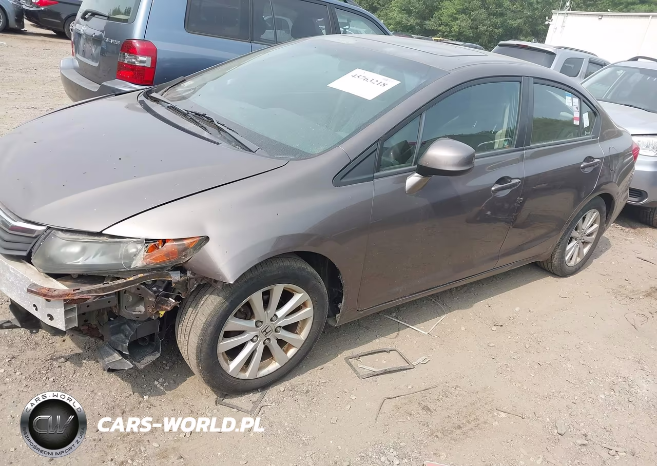 2012 Honda Civic Ex-L VIN:2HGFB2F94CH545819 - 2