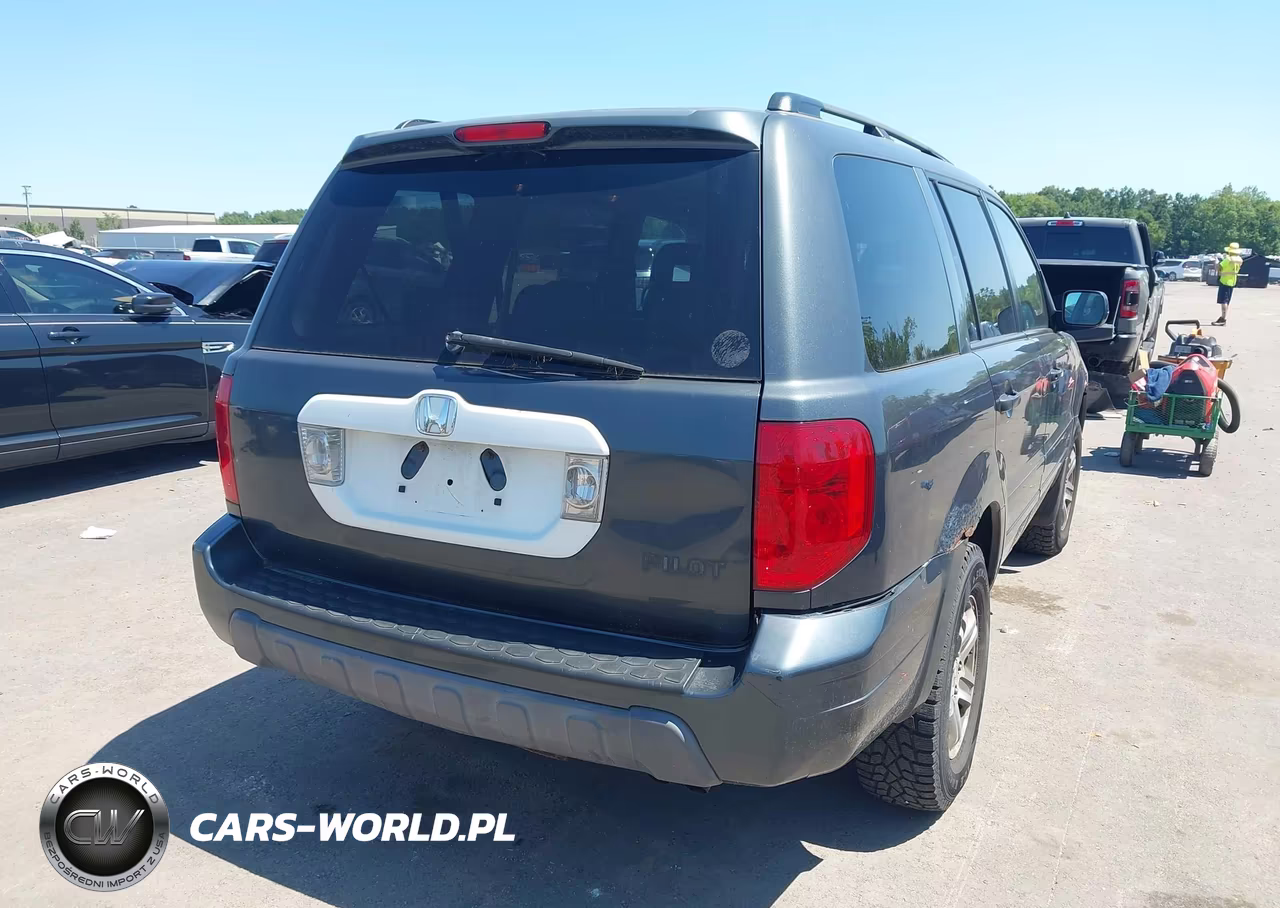 2004 Honda Pilot Ex-L VIN:2HKYF18554H597825 - 4