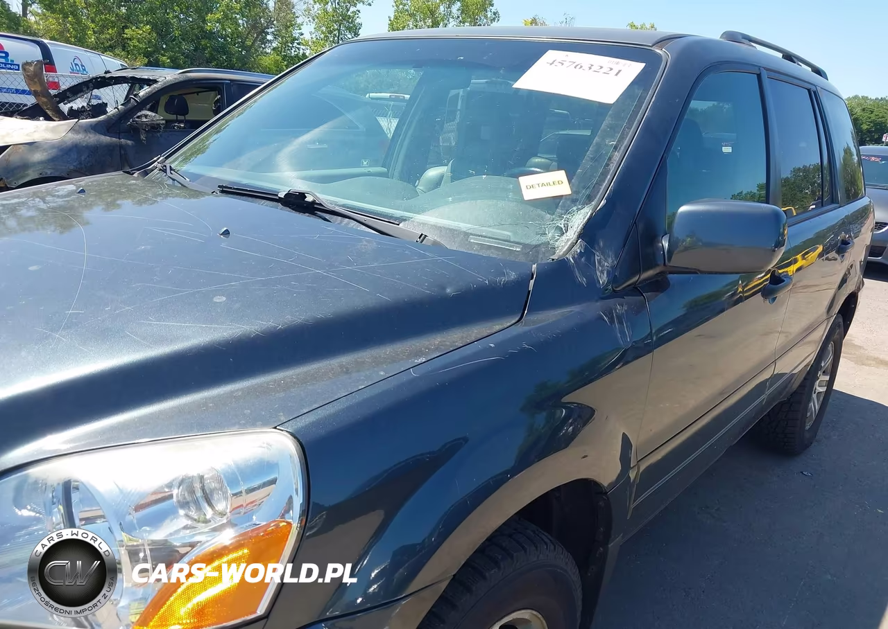 2004 Honda Pilot Ex-L VIN:2HKYF18554H597825 - 6