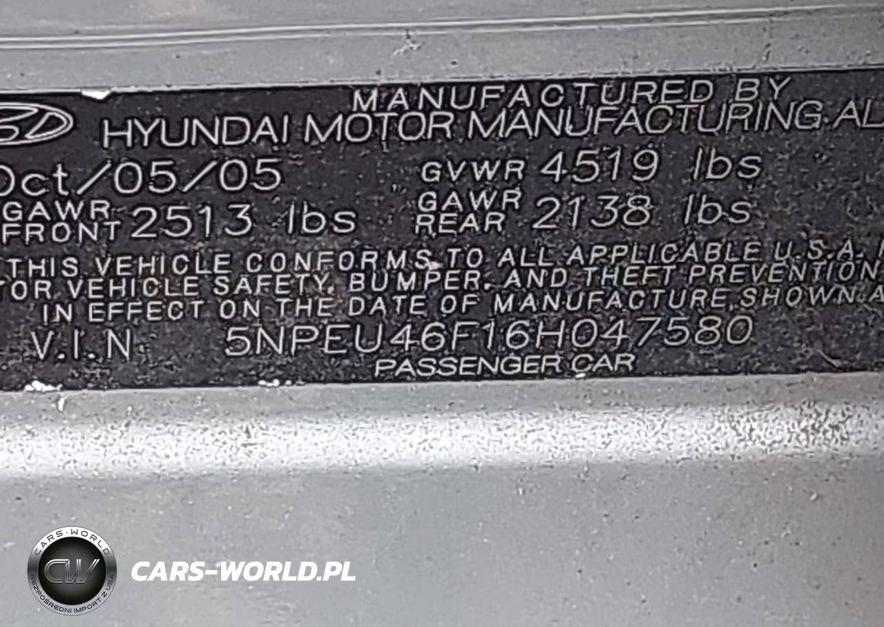 2006 Hyundai Sonata Gls V6-Lx V6 VIN:5NPEU46F16H047580 - 9