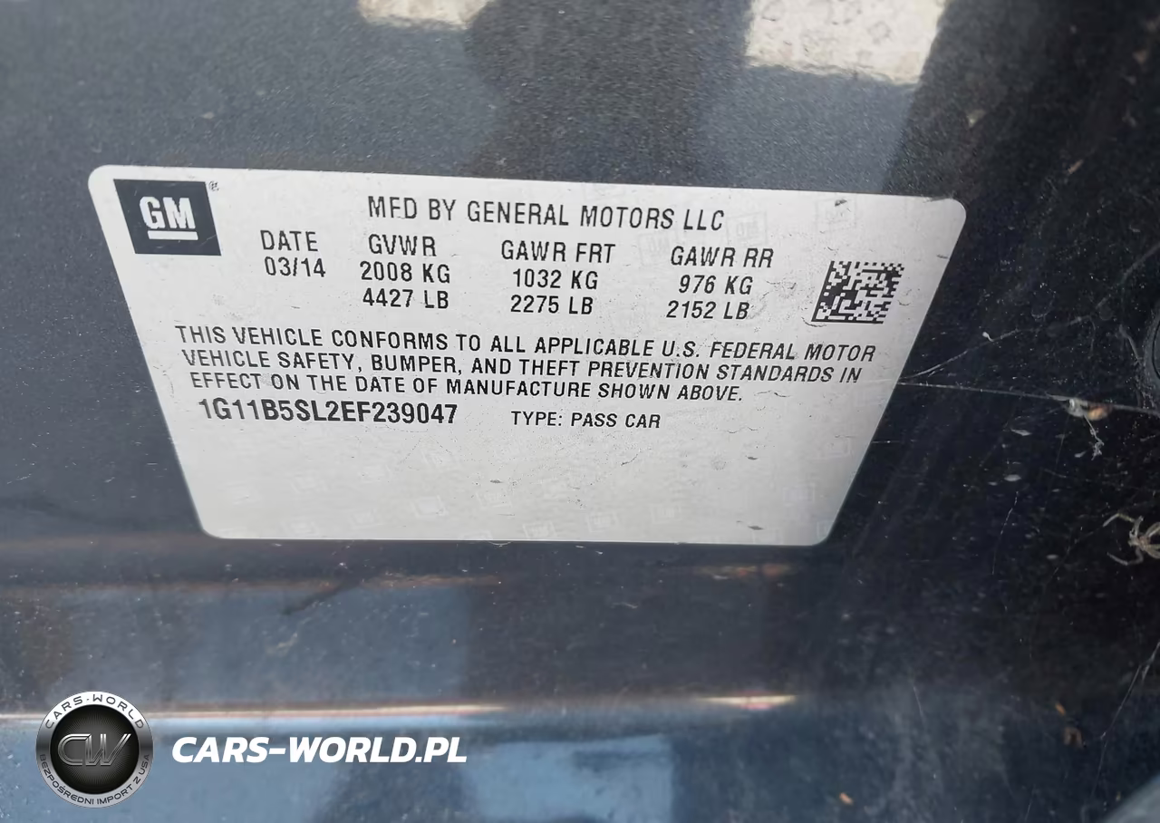 2014 Chevrolet Malibu 1Ls VIN:1G11B5SL2EF239047 - 9