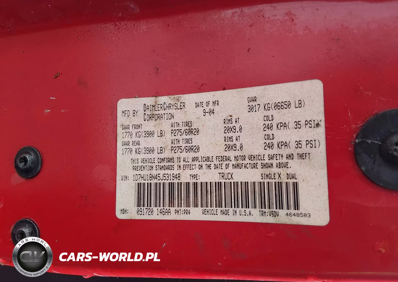 2005 Dodge Ram 1500 Slt-Laramie VIN:1D7HU18N45J531948 - 9