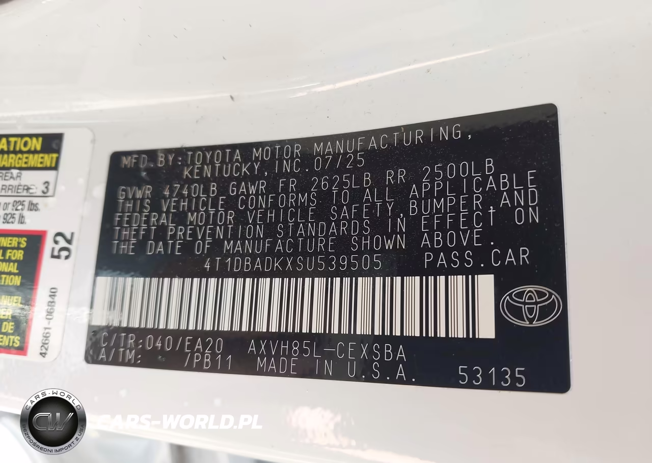 2025 Toyota Camry Se VIN:4T1DBADKXSU539505 - 9