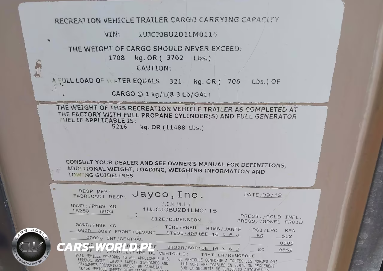 2013 Jayco Eagle Travel Trailer 351Rlts VIN:1UJCJ0BU2D1LM0115 - 9