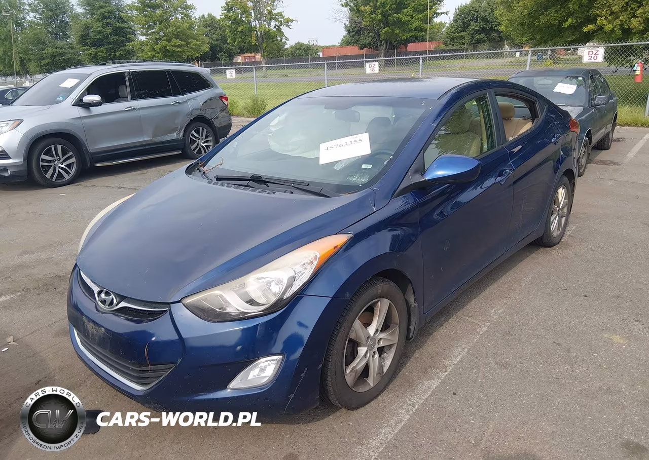2013 Hyundai Elantra Gls VIN:KMHDH4AE6DU530544 - 2