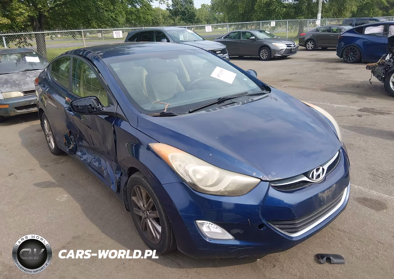 2013 Hyundai Elantra Gls VIN:KMHDH4AE6DU530544 - 6