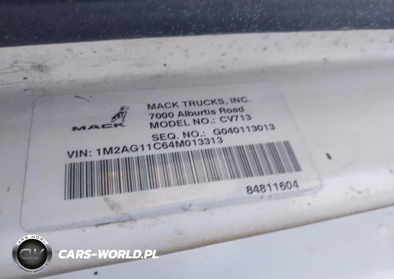 2004 Mack 700 Cv700 VIN:1M2AG11C64M013313 - 8