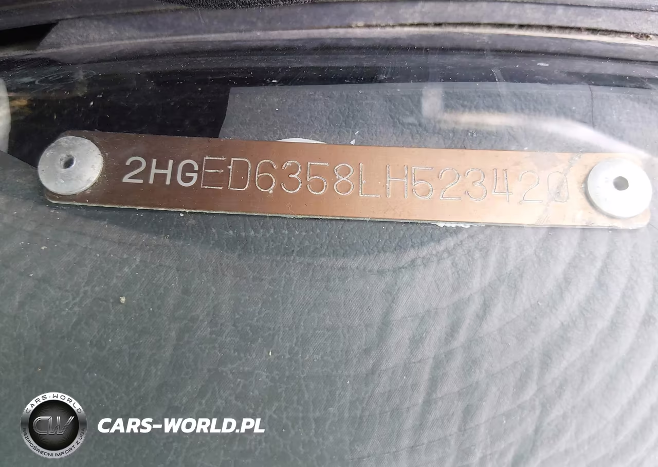 1990 Honda Civic Dx VIN:2HGED6358LH523420 - 9