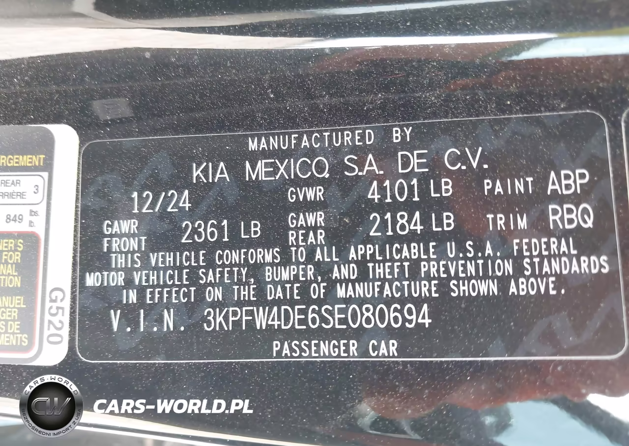 2025 Kia K4 Gt-Line VIN:3KPFW4DE6SE080694 - 9