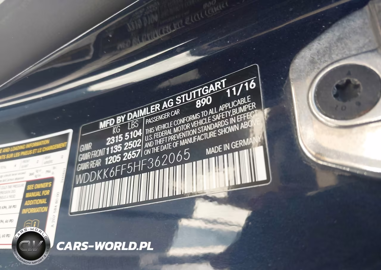 2017 Mercedes-Benz E 400 VIN:WDDKK6FF5HF362065 - 9