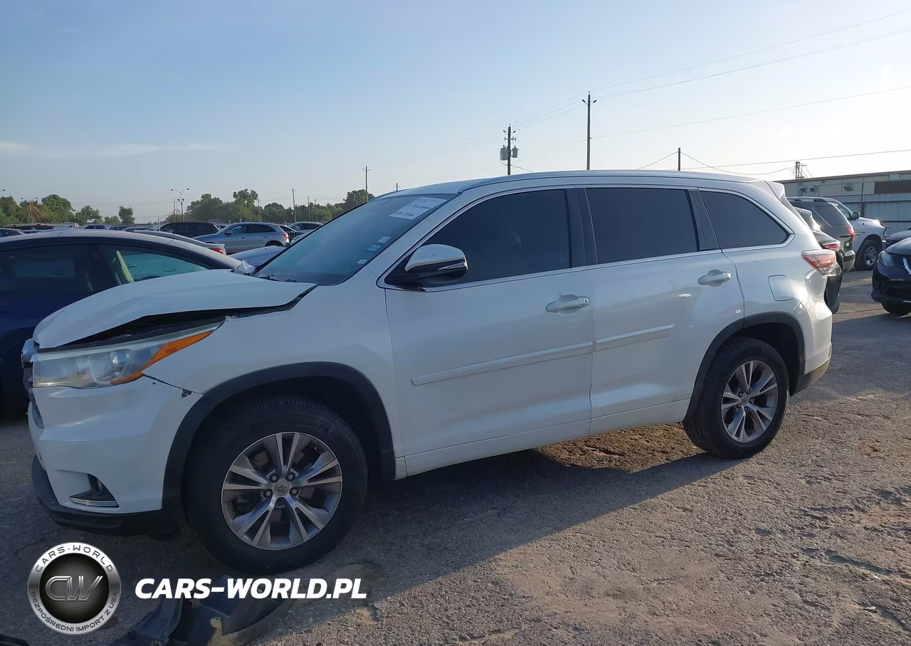 2014 Toyota Highlander Xle V6 VIN:5TDKKRFH8ES004502 - 2