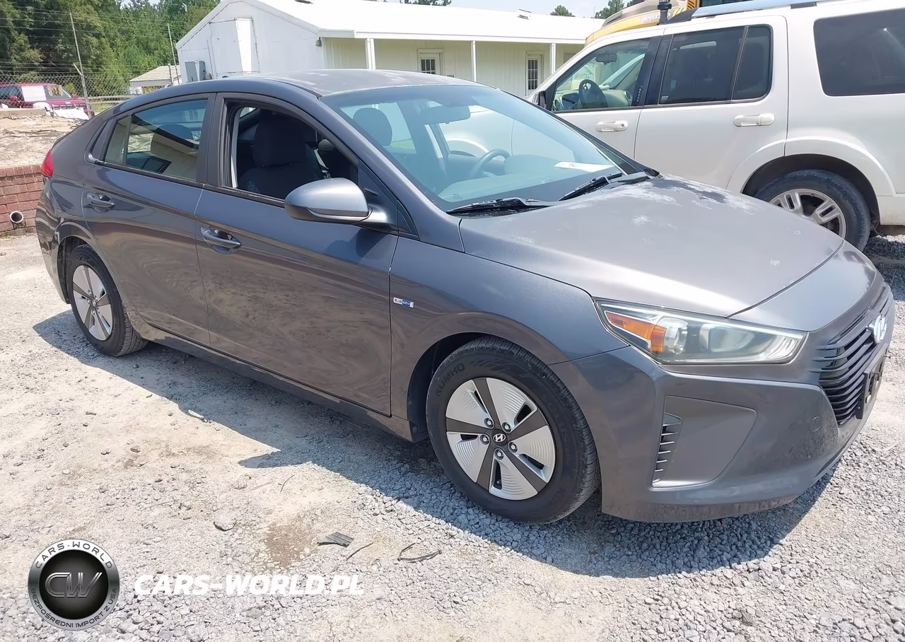 2018 Hyundai Ioniq Hybrid Blue VIN:KMHC65LC6JU099928 - 1