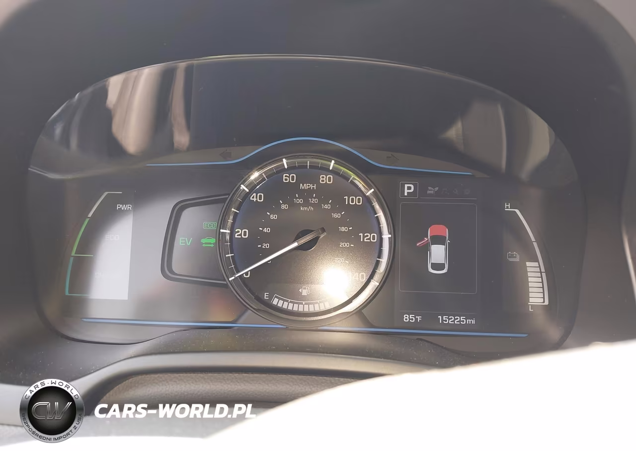 2018 Hyundai Ioniq Hybrid Blue VIN:KMHC65LC6JU099928 - 7