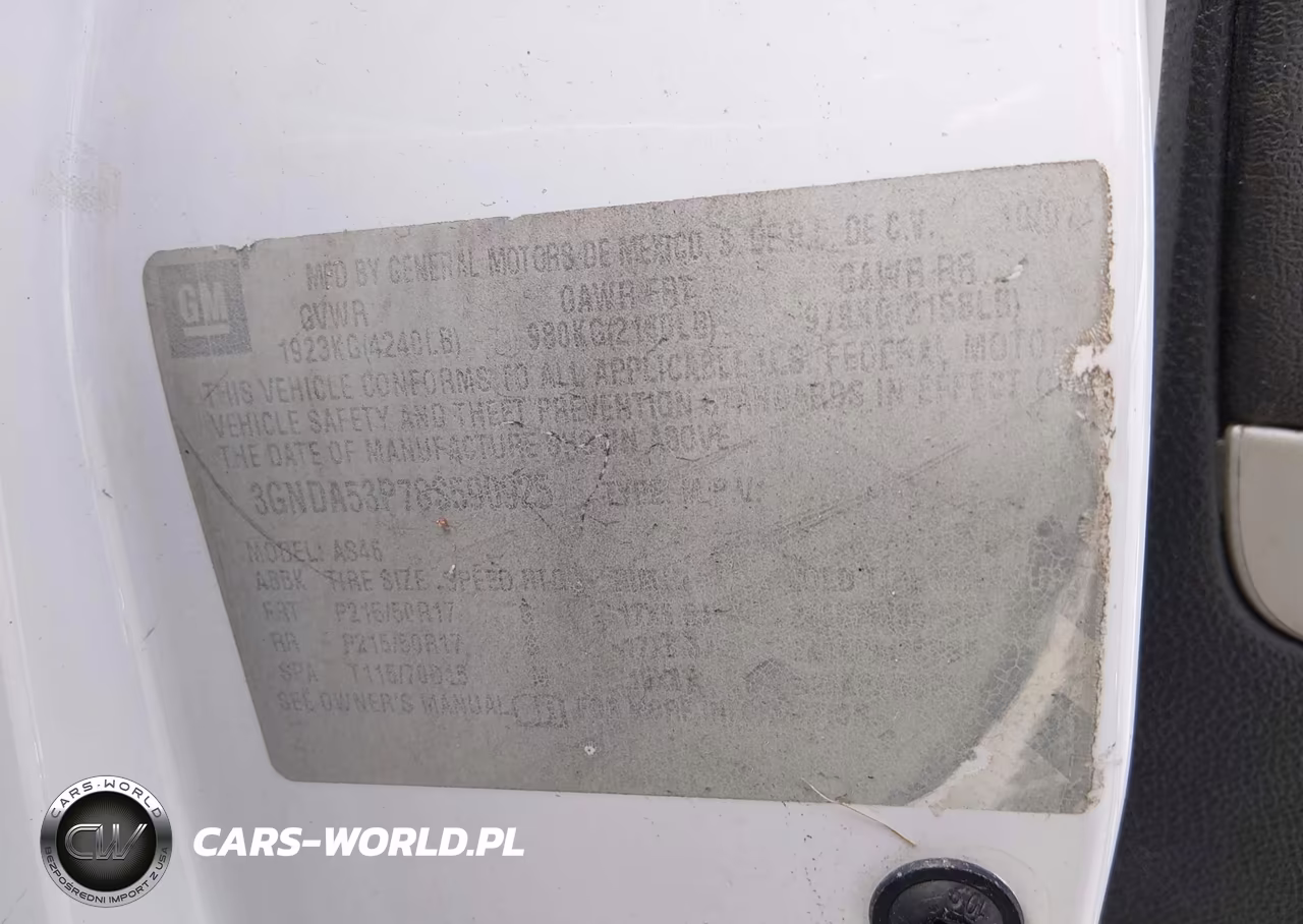 CHEVROLET HHR VIN:3GNDA53P78S590925 - 9