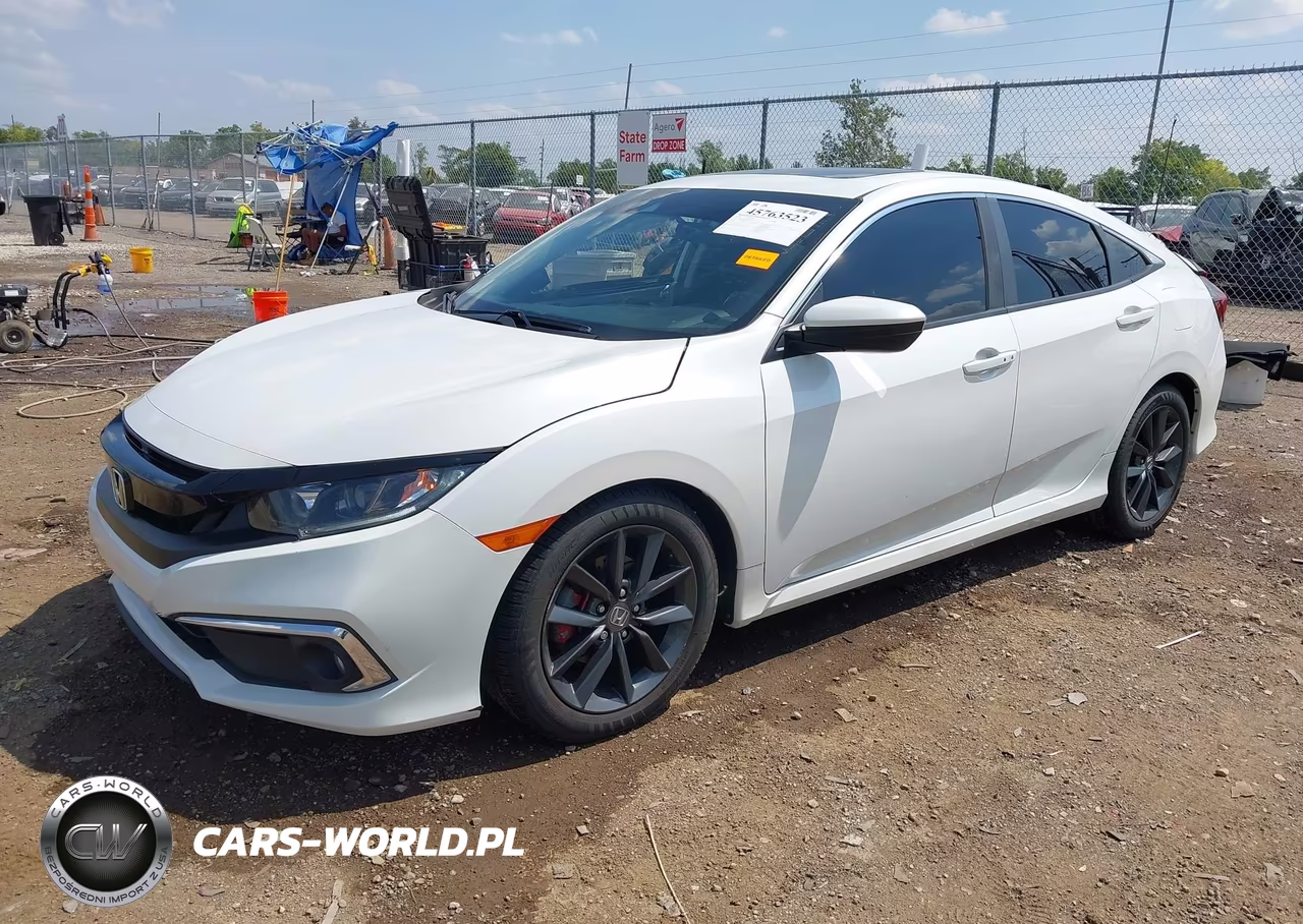 2019 Honda Civic Ex VIN:JHMFC1F32KX006545 - 2