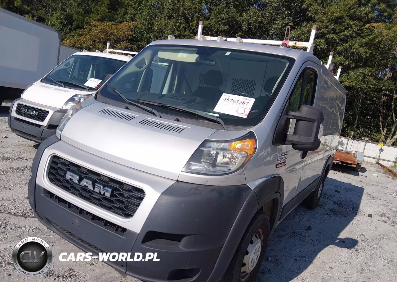 2021 Ram Promaster 3500 Low Roof 136 Wb VIN:3C6MRVWG9ME519576 - 2