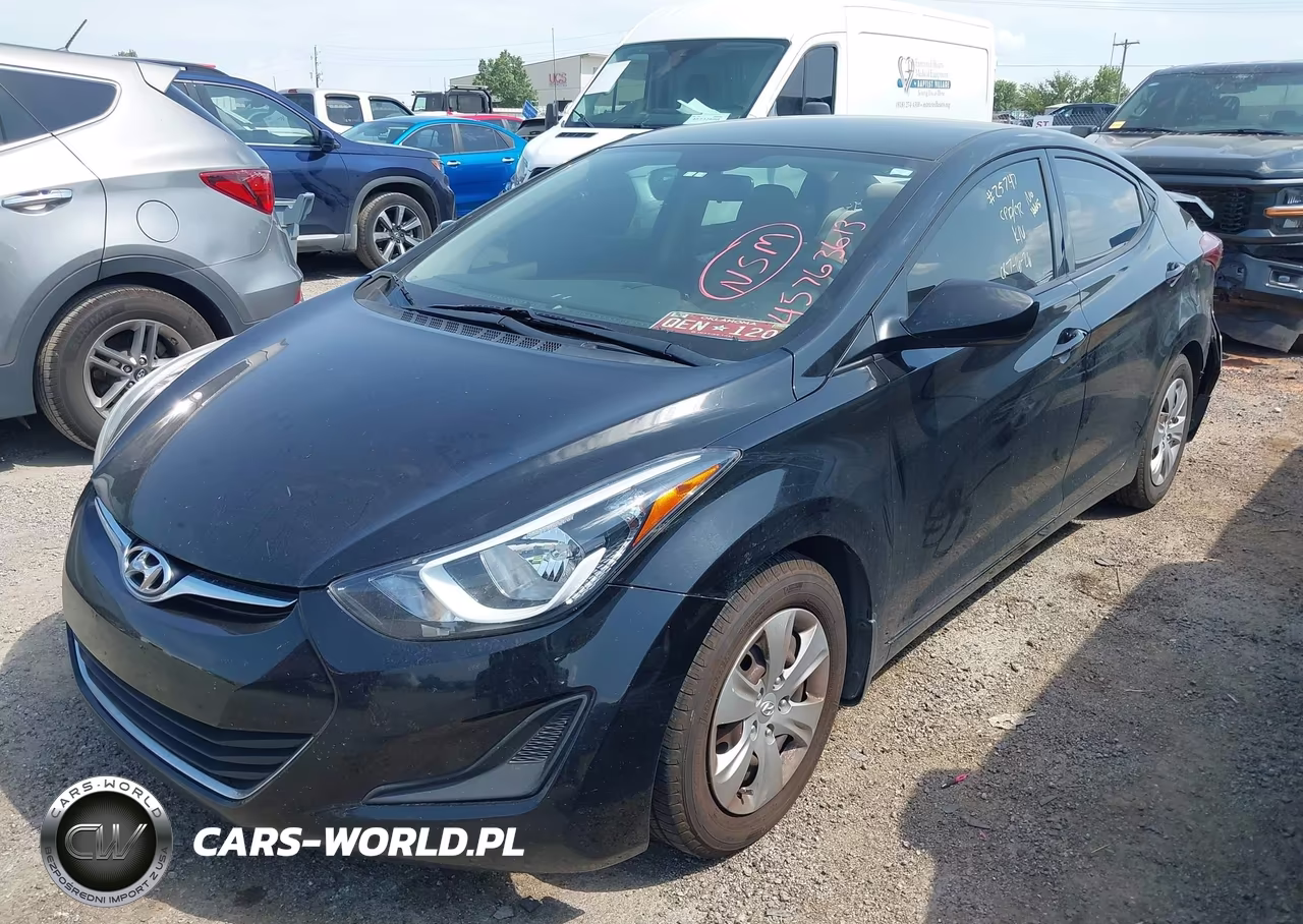 2016 Hyundai Elantra Se VIN:KMHDH4AE2GU545434 - 2