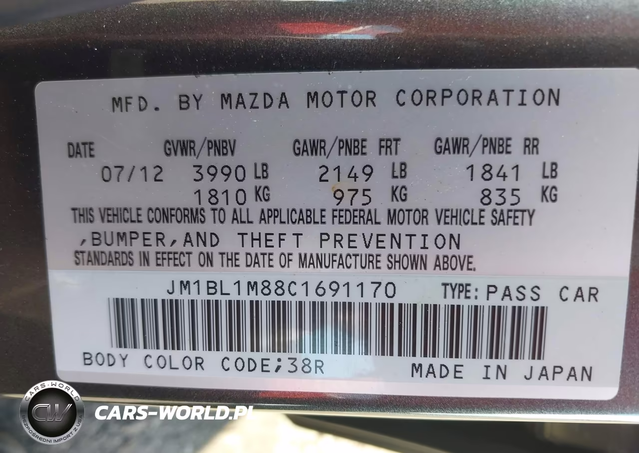2012 Mazda Mazda3 I Grand Touring VIN:JM1BL1M88C1691170 - 9