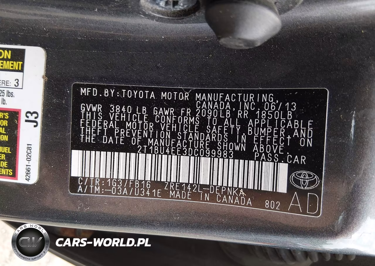2013 Toyota Corolla Le VIN:2T1BU4EE3DC099983 - 9