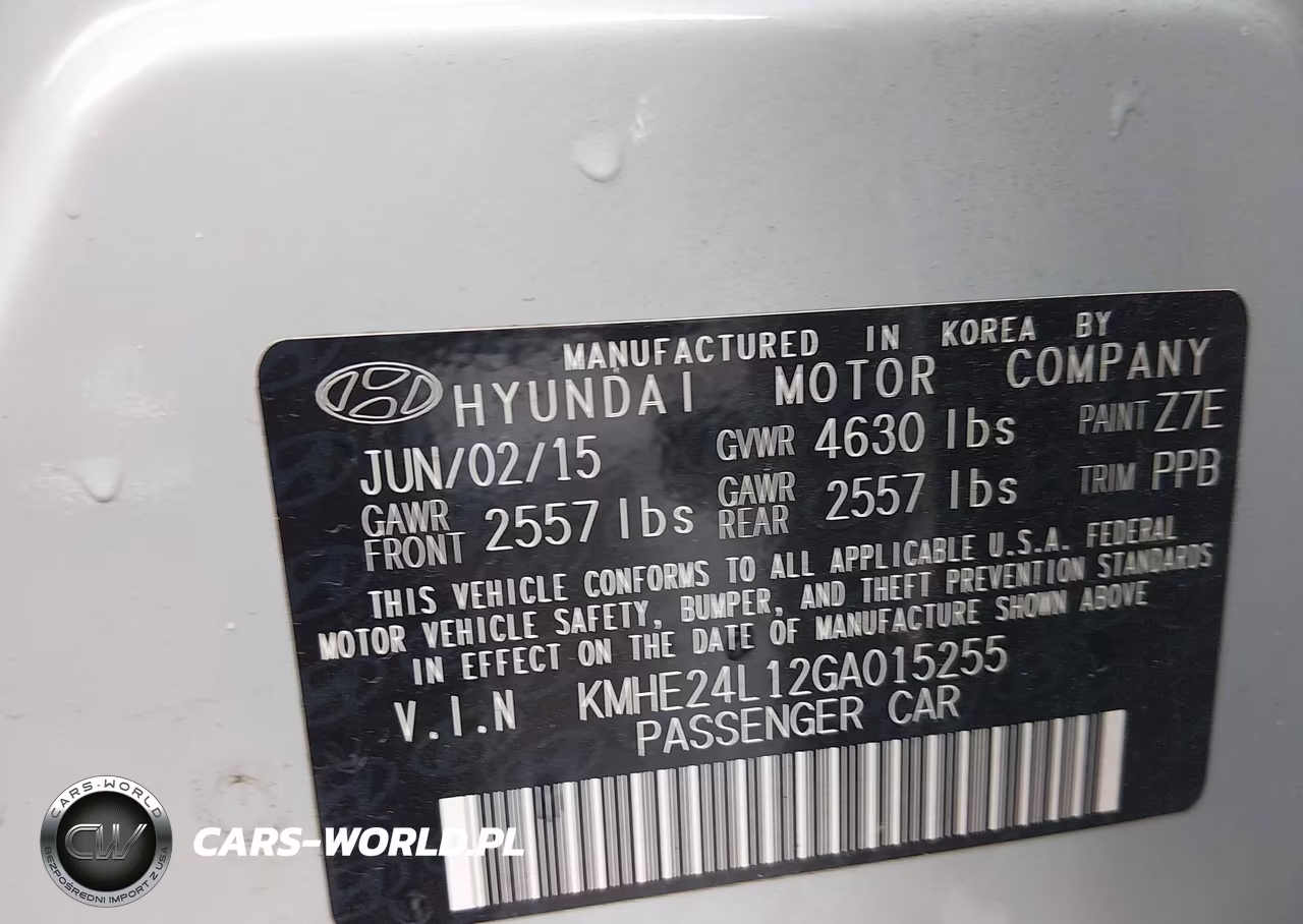 2016 Hyundai Sonata Hybrid Se VIN:KMHE24L12GA015255 - 9