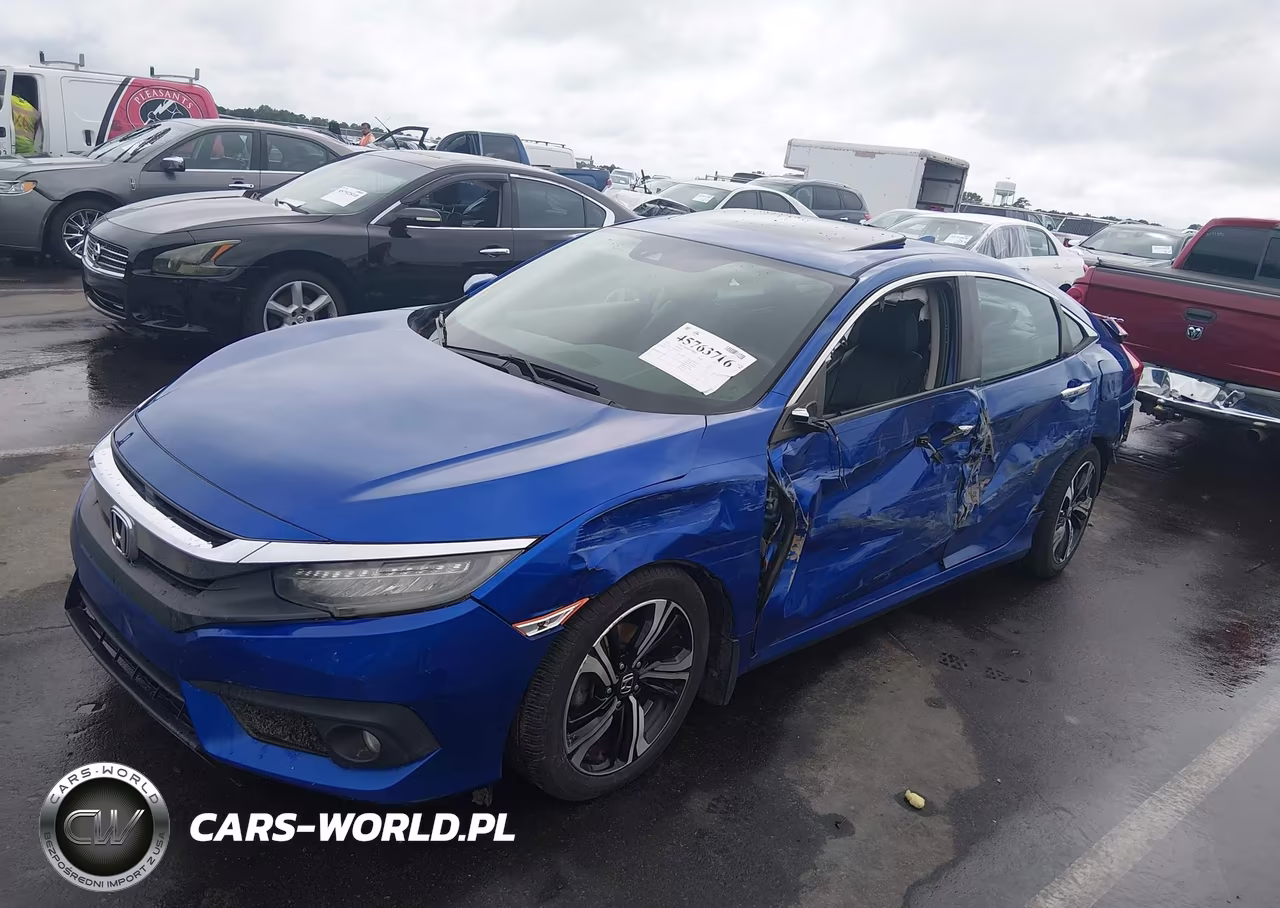 2016 Honda Civic Touring VIN:19XFC1F98GE002321 - 2