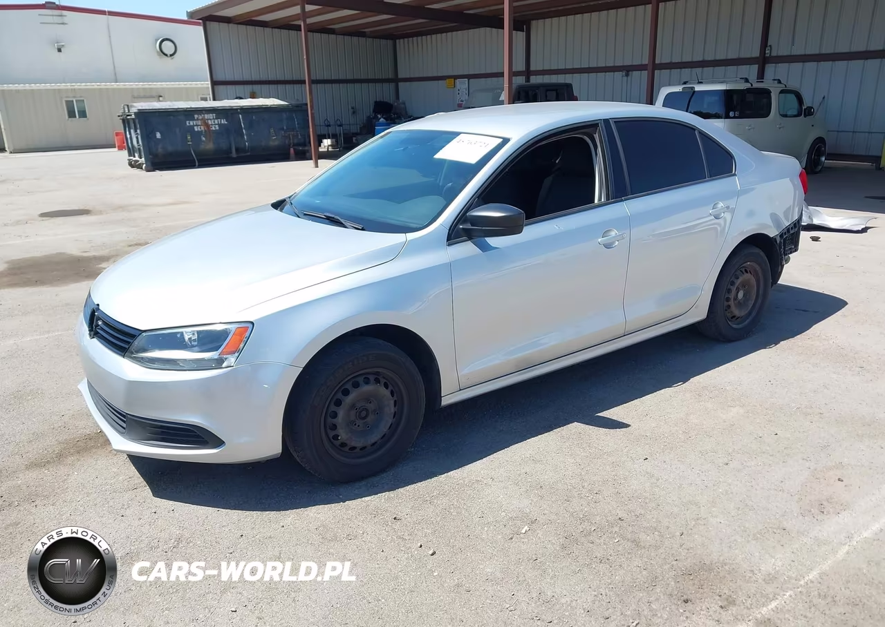 2012 Volkswagen Jetta 2.0L S VIN:3VW2K7AJXCM305023 - 2