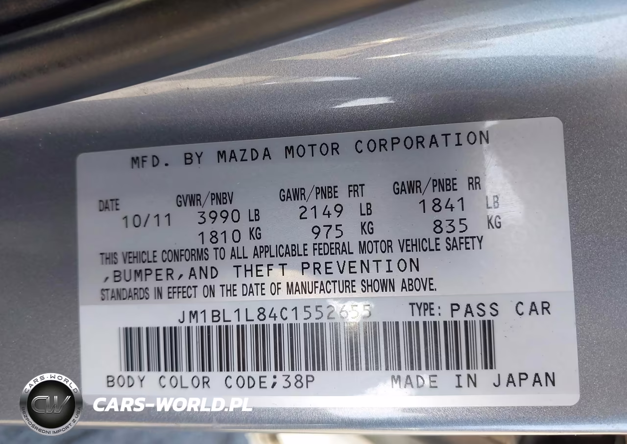 2012 Mazda Mazda3 I Touring VIN:JM1BL1L84C1552655 - 9