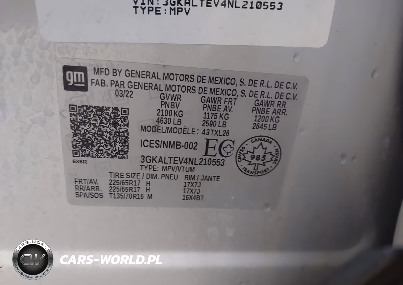 2022 GMC Terrain Sle VIN:3GKALTEV4NL210553 - 9