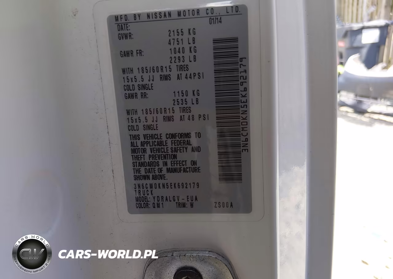 2014 Nissan Nv200 Sv VIN:3N6CM0KN5EK692179 - 9