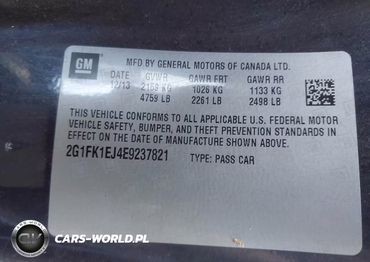 2014 Chevrolet Camaro 2Ss VIN:2G1FK1EJ4E9237821 - 9