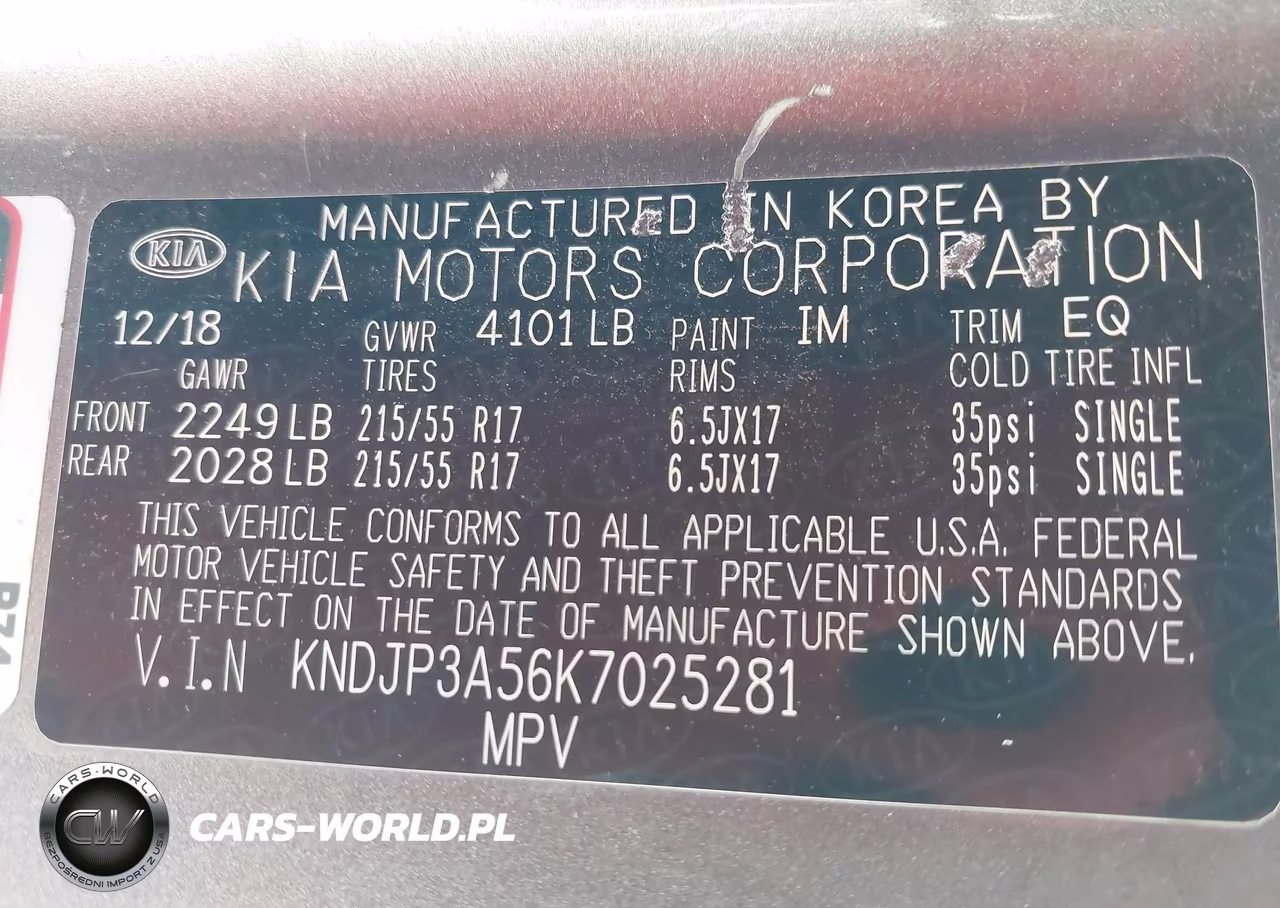 2019 Kia Soul + VIN:KNDJP3A56K7025281 - 9