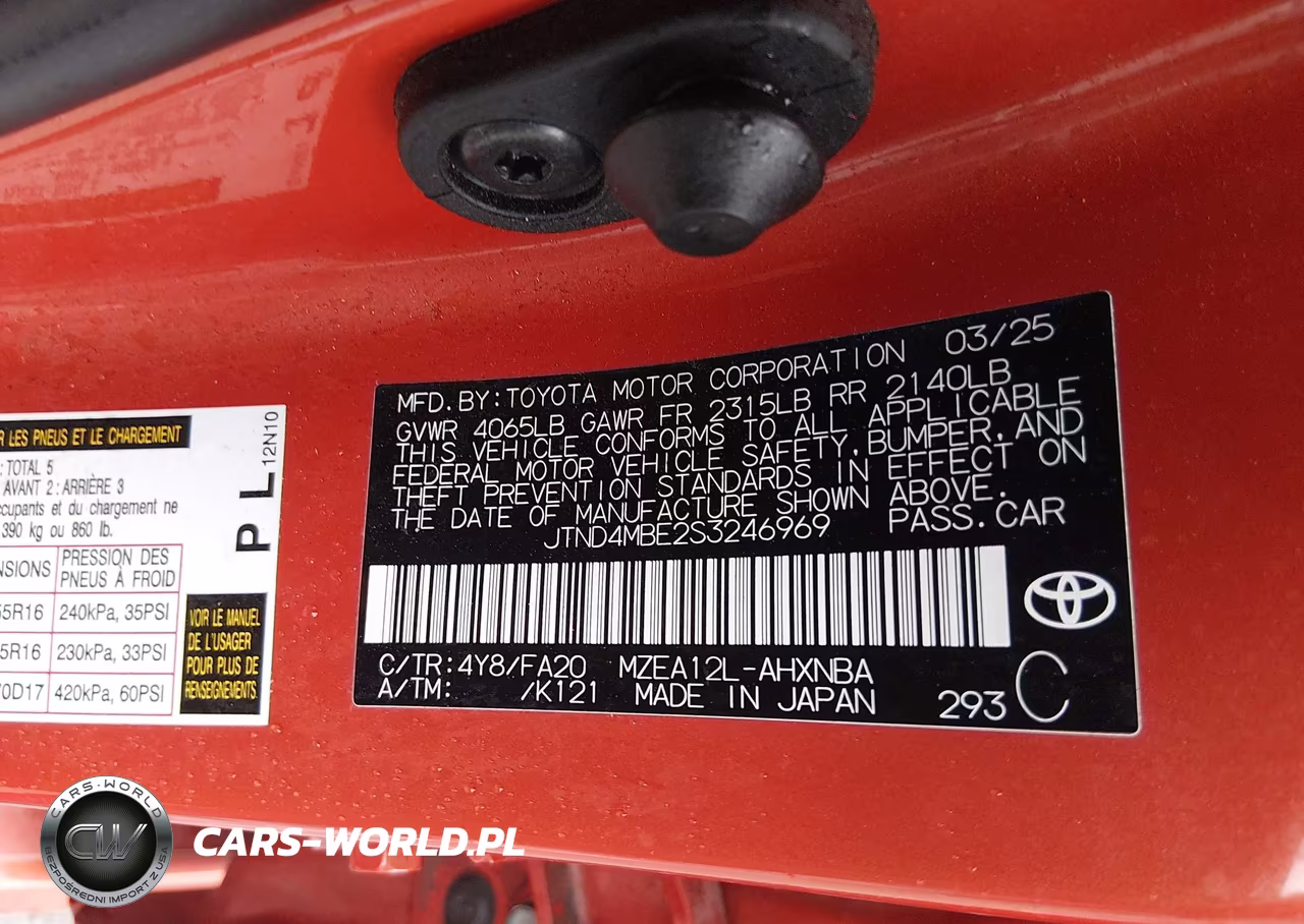 2025 Toyota Corolla Se VIN:JTND4MBE2S3246969 - 9