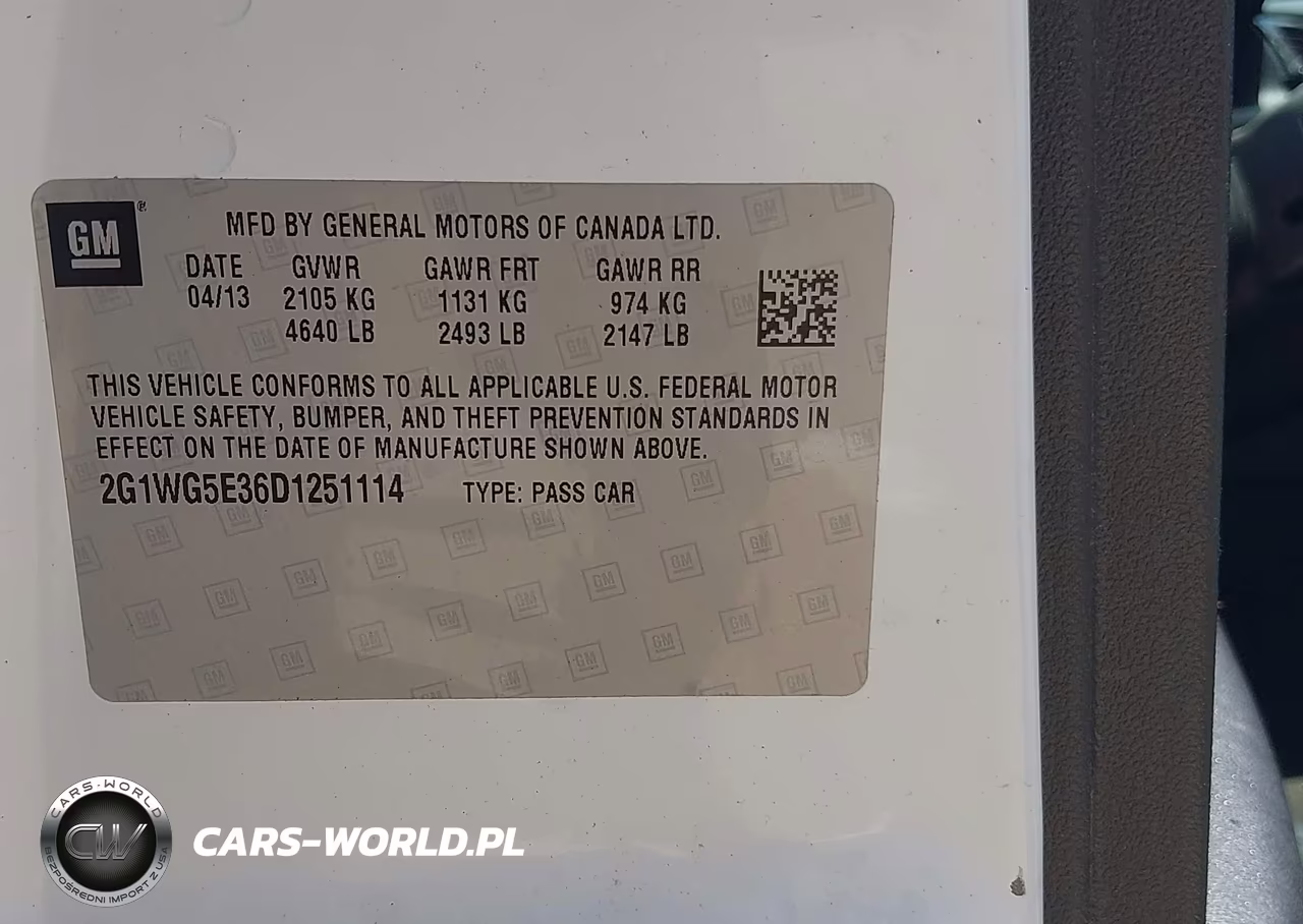 2013 Chevrolet Impala Lt VIN:2G1WG5E36D1251114 - 9
